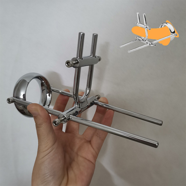 Metal Penis Stretcher Device Penis Enlargement Bdsm Set Cock Ring